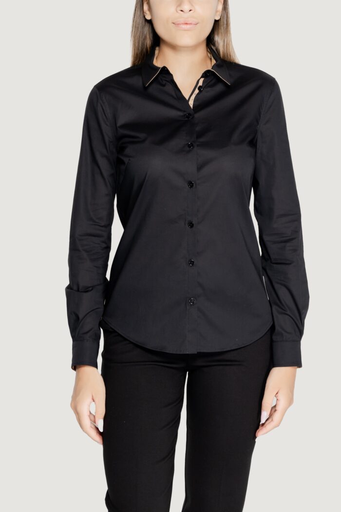 Camicia manica lunga Alviero Martini Prima Classe  Nero