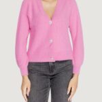 Cardigan Only ONLELLA PIUMO L/S CC KNT Rosa - Foto 3