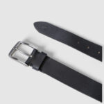 Cinta Calvin Klein Jeans CLASSIC FLAT LTHR BELT 35MM AOP Antracite - Foto 3