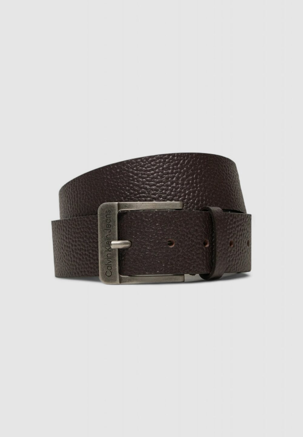 Cinta Calvin Klein Jeans CLASSIC NOS LTHR BELT 40MM Marrone - Foto 1