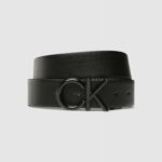 Cinta Calvin Klein ADJ/REV CK METAL BOMBE MONO 35MM Nero - Foto 1