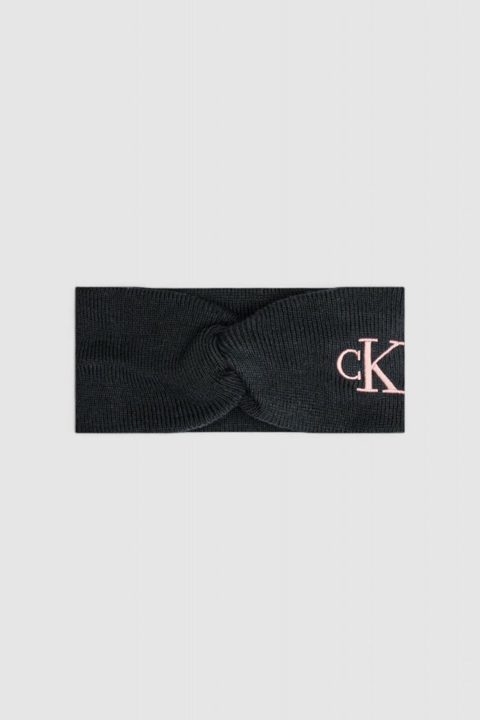 Fascia Calvin Klein MONOGRAM EMBRO HEADBAND Rosa Antico