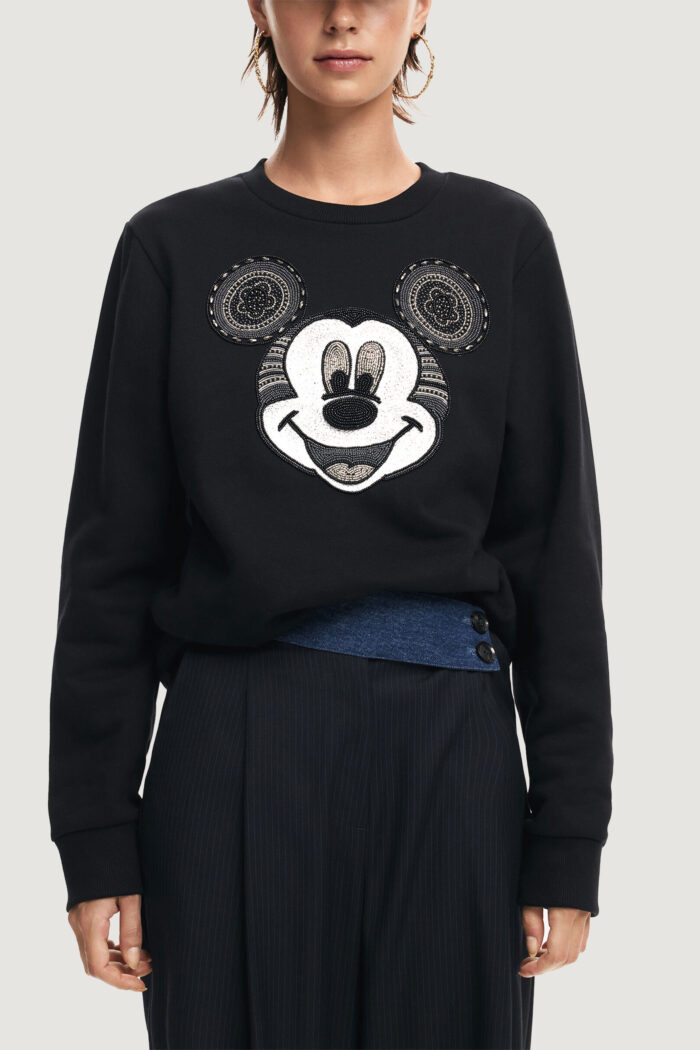 Felpa senza cappuccio Desigual SW_MICKEY YEAH! Nero