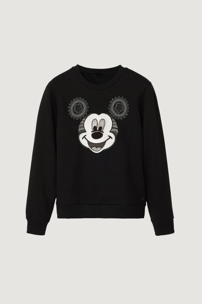 Felpa senza cappuccio Desigual SW_MICKEY YEAH! Nero