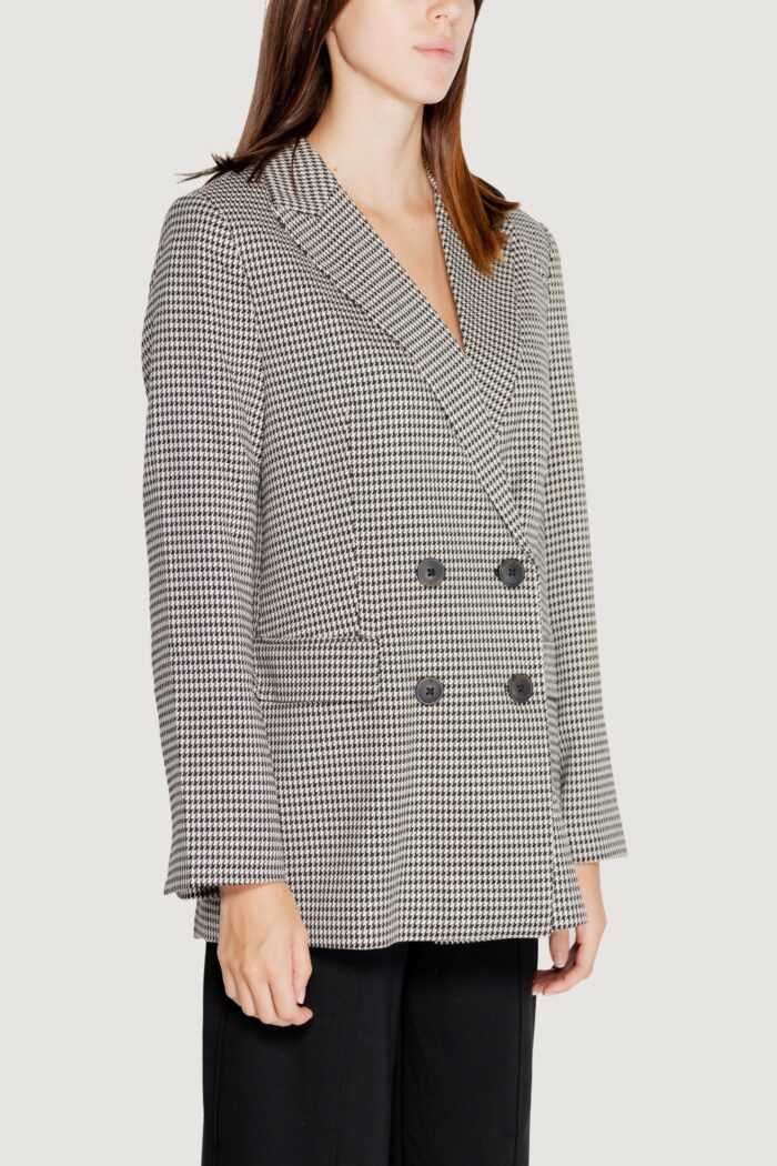 Giacca Only ONLLETTIE LS LOOSE CHECK BLAZER TLR Nero