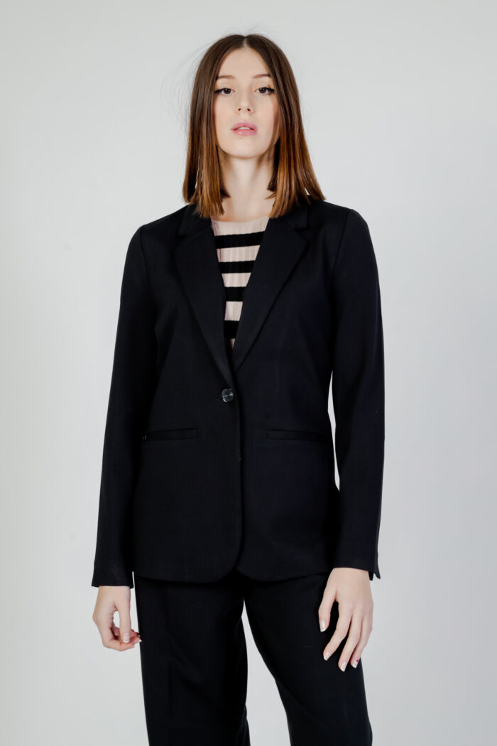 Giacca Street One long Blazer heavy Punto_Set Nero