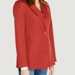 Giacca Vero Moda VMTARA LS FITTED SLIT BLAZER BOO Mattone - Foto 4