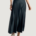 Gonna lunga Street One Maxi skirt Plissée solid Petrolio - Foto 1