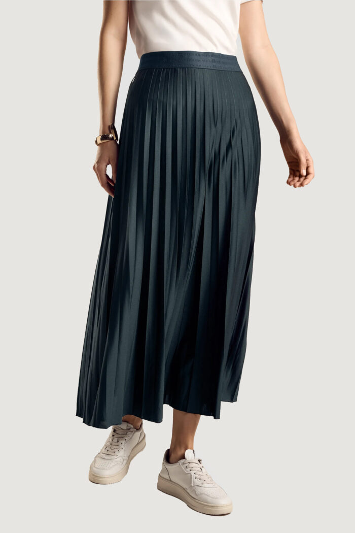 Gonna lunga Street One Maxi skirt Plissée solid Petrolio