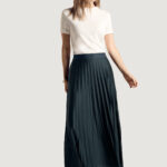 Gonna lunga Street One Maxi skirt Plissée solid Petrolio - Foto 2