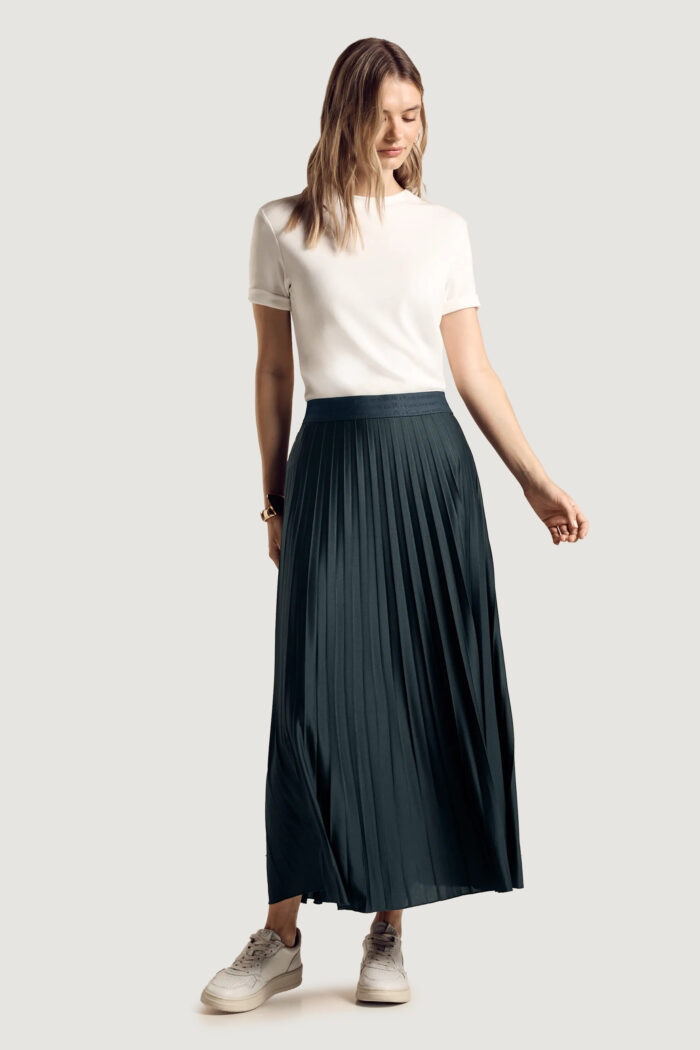 Gonna lunga Street One Maxi skirt Plissée solid Petrolio