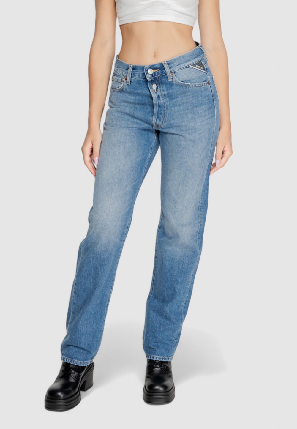 Jeans mom Replay 12 OZ Denim - Foto 1