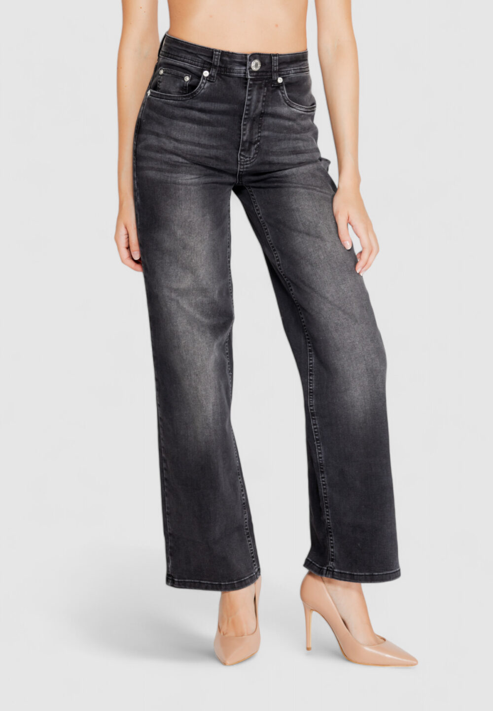 Jeans bootcut Street One  Nero - Foto 1