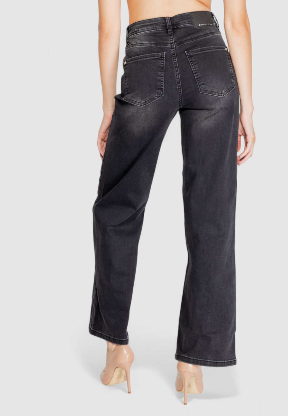 Jeans bootcut Street One  Nero - Foto 4