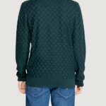 Maglia Calvin Klein BASKET WEAVE COTTON Verde Scuro - Foto 4