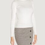 Maglia Jacqueline de Yong Jdyplum L/S Roll Neck Knt Bianco - Foto 4