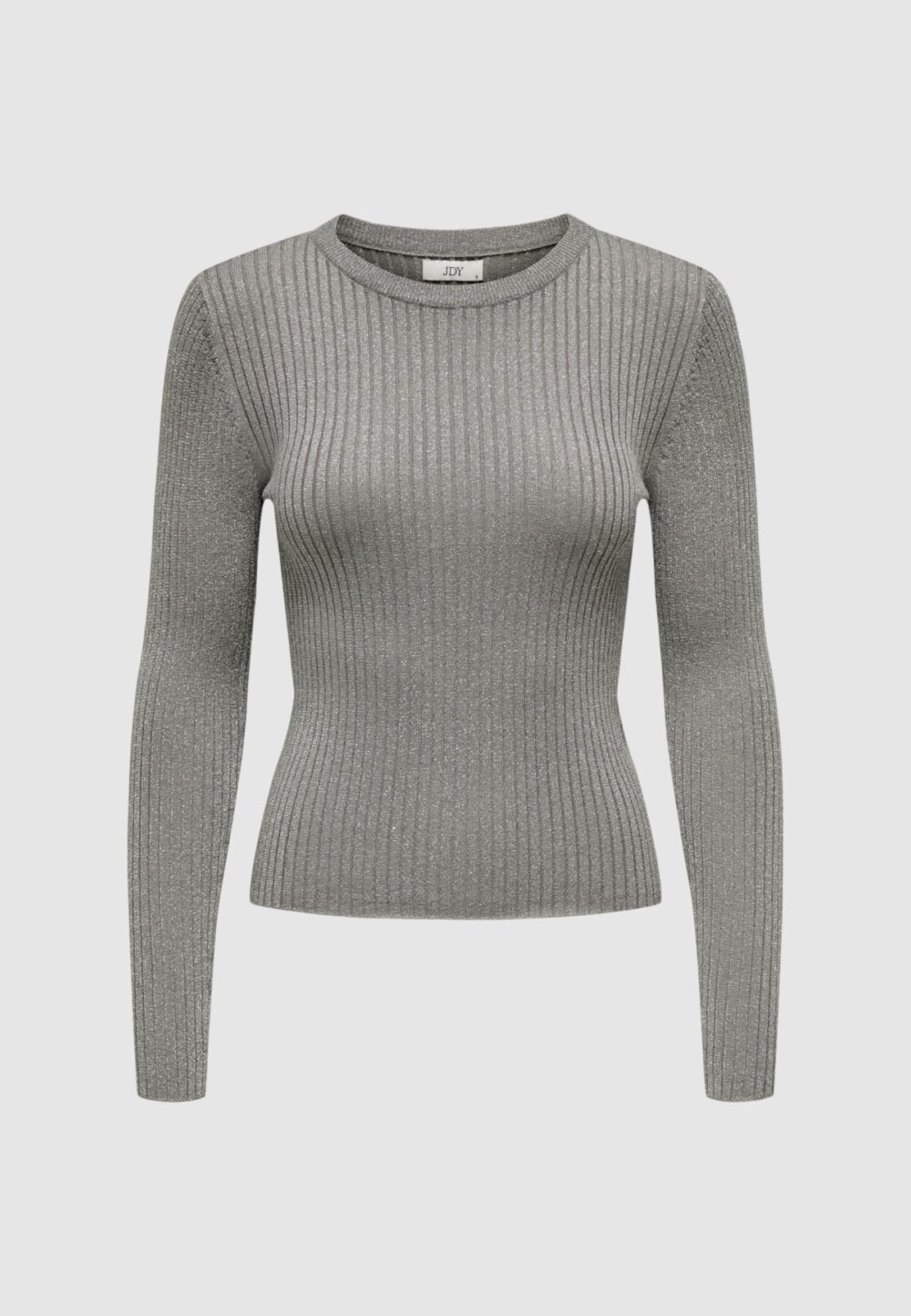 Maglia Jacqueline de Yong JDYPLUM LUREX L/S O-NECK PULLOVER KNT Grigio - Foto 1