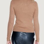 Maglia Jacqueline de Yong Jdyplum L/S Roll Neck Knt Marrone - Foto 3