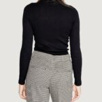 Maglia Jacqueline de Yong Jdyplum L/S Roll Neck Knt Nero - Foto 3