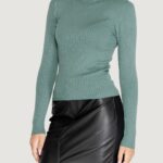 Maglia Jacqueline de Yong Jdyplum L/S Roll Neck Knt Turchese - Foto 2