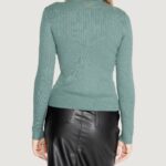 Maglia Jacqueline de Yong Jdyplum L/S Roll Neck Knt Turchese - Foto 3