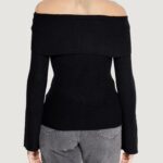 Maglia Only ONLJAYDEN LS OFF SHOULDER KNT Nero - Foto 4