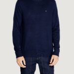 Maglia Tommy Hilfiger PIMA ORG CTN CASHMERE Blu - Foto 2