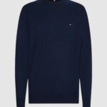 Maglia Tommy Hilfiger PIMA ORG CTN CASHMERE Blu - Foto 1