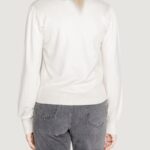 Maglia Vero Moda VMHOLLYKARIS LS V-NECK PULLOVER BOO Crema - Foto 4