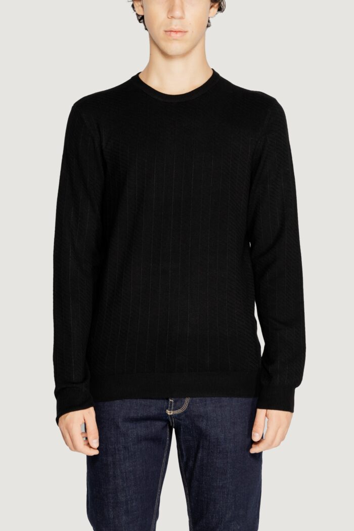 Maglione Antony Morato VISCOSA BLEND YARN 3D Nero