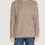 Maglione Calvin Klein RELAXED LINEAR Marrone - Foto 1