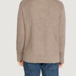 Maglione Calvin Klein RELAXED LINEAR Marrone - Foto 3