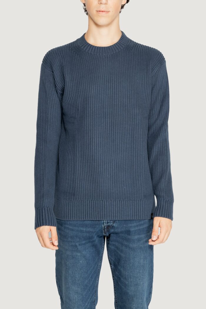 Maglione Calvin Klein RELAXED LINEAR Petrolio