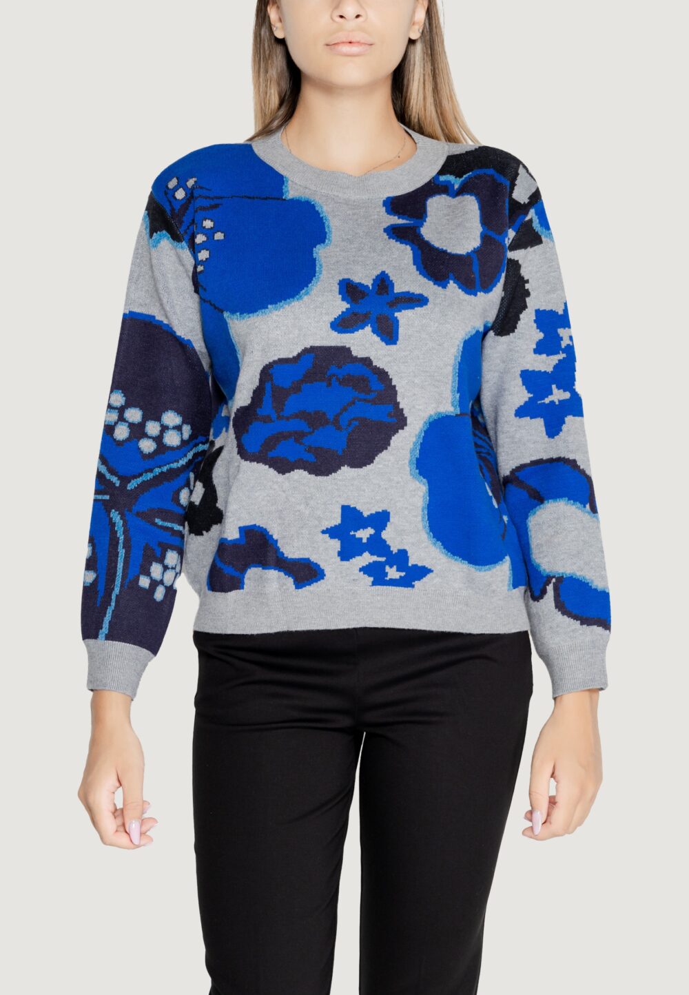 Maglione Desigual JERS_NIAGARA Grigio - Foto 1