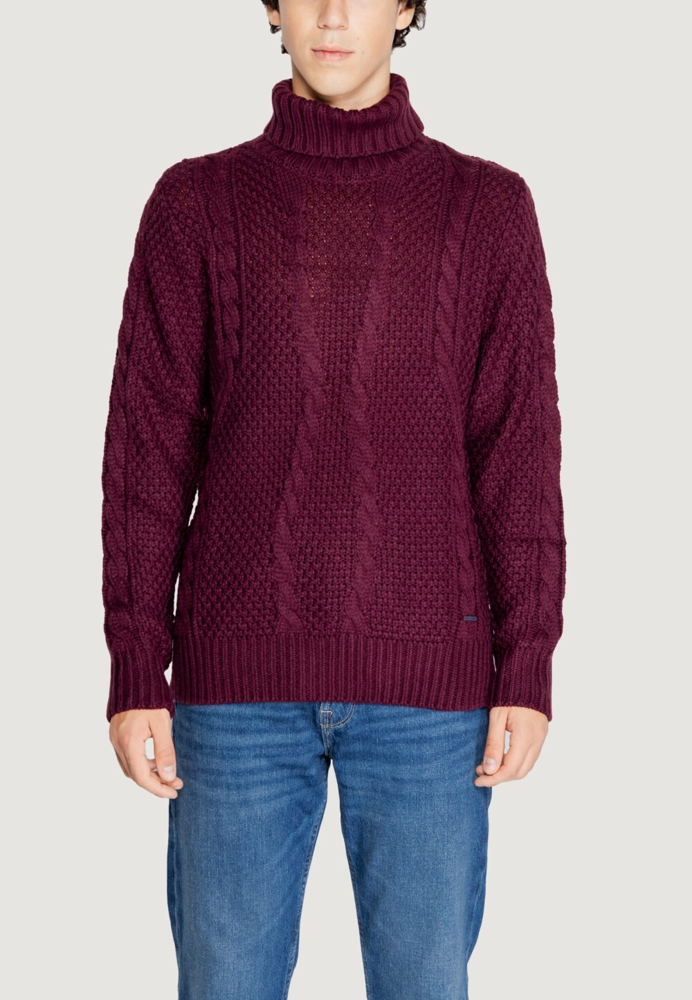 Maglione Gianni Lupo  Bordeaux - Foto 1