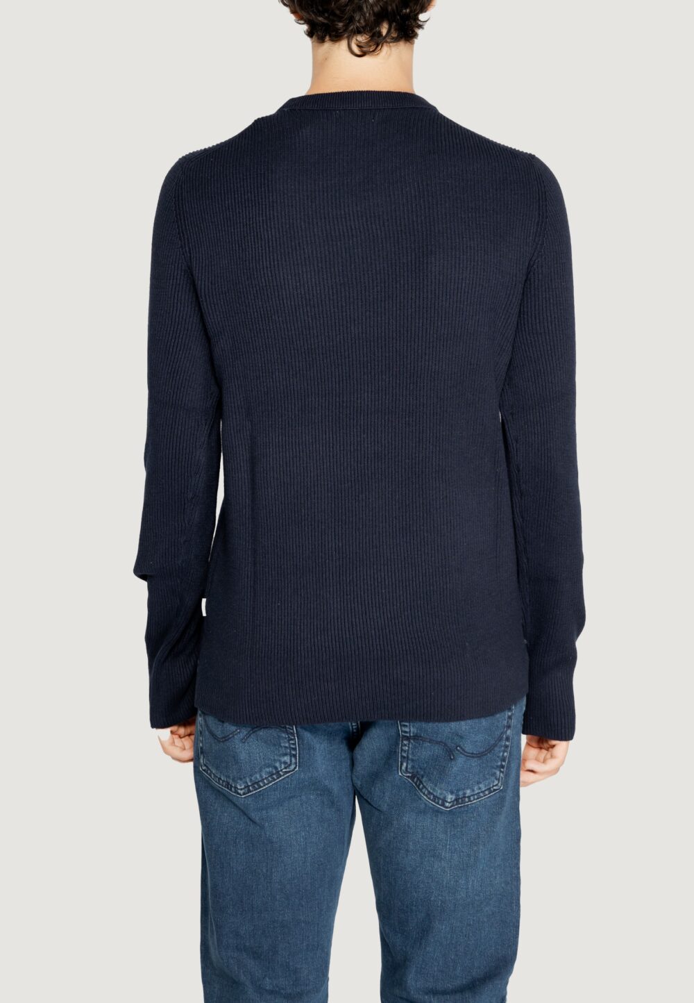 Maglione Jack Jones Jjeperfect Knit Crew Neck Sn Blue scuro - Foto 2