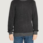 Maglione Jack Jones Jjeglobe Knit Crew Neck Noos Grigio Scuro - Foto 1