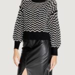 Maglione Jacqueline de Yong Jdyrita L/S Short Structure Knt Nero - Foto 2