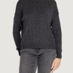 Maglione Only ONLTESS LS O-NECK KNT Grigio Scuro - Foto 1