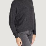 Maglione Only ONLTESS LS O-NECK KNT Grigio Scuro - Foto 4