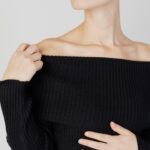 Maglione Only ONLKATIA LS OFF SHOULDER KNT Nero - Foto 2