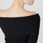 Maglione Only ONLKATIA LS OFF SHOULDER KNT Nero - Foto 4