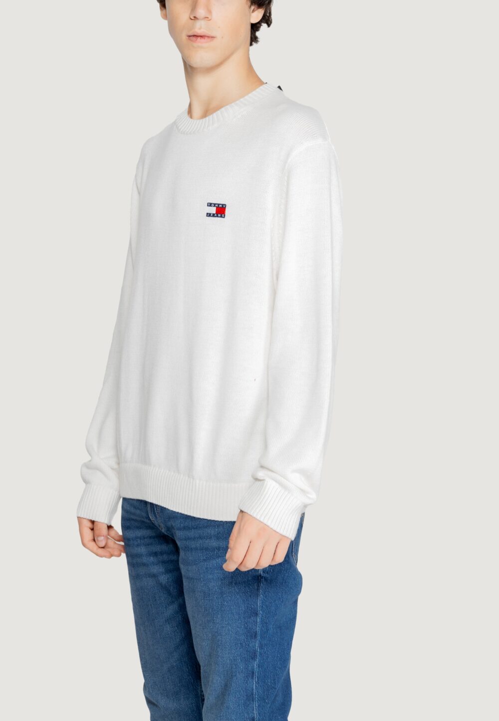 Maglione Tommy Hilfiger TJM REG BADGE Bianco - Foto 3