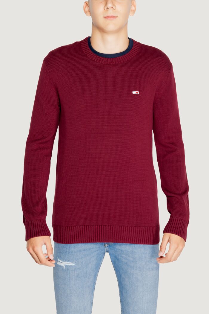 Maglione Tommy Hilfiger TJM ESSNTLS C-NECK Bordeaux