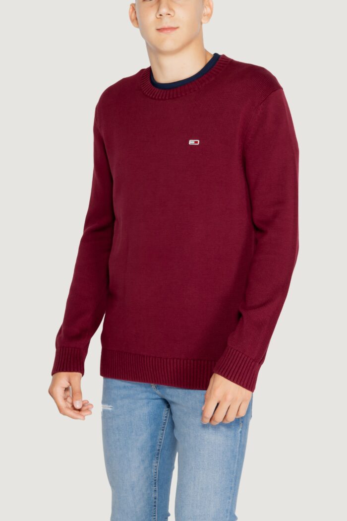 Maglione Tommy Hilfiger TJM ESSNTLS C-NECK Bordeaux