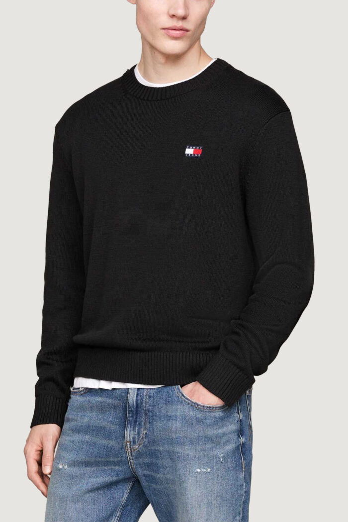 Maglione Tommy Hilfiger TJM REG BADGE Nero