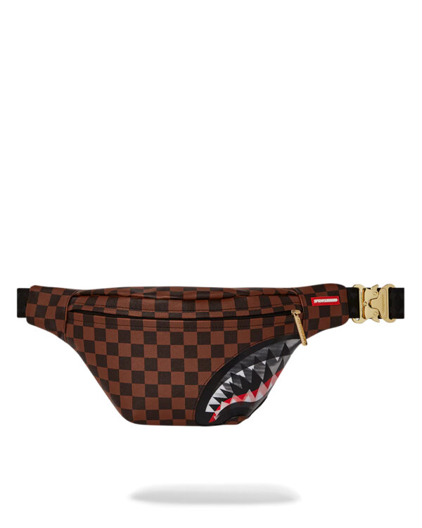 Marsupio Sprayground SHARKS IN PARIS LENTICULAR CHOMP CROSSBODY SAVVY Marrone - Foto 1