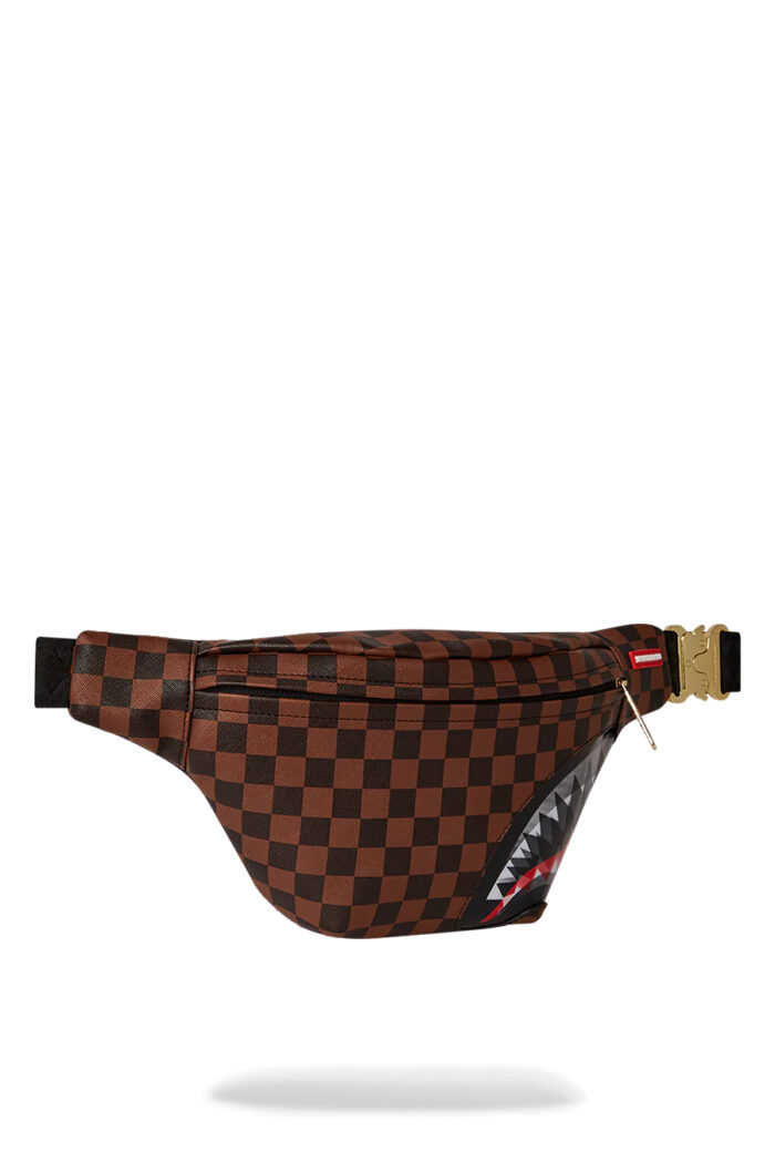 Marsupio Sprayground SHARKS IN PARIS LENTICULAR CHOMP CROSSBODY SAVVY Marrone