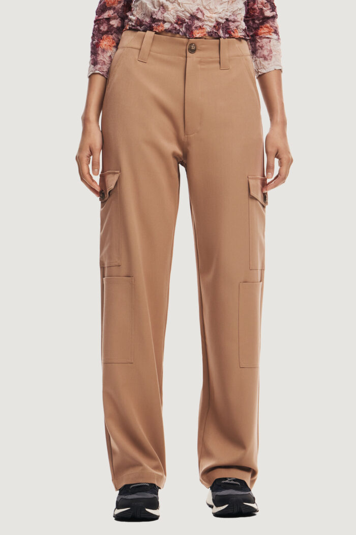 Pantaloni a palazzo Desigual PANT_VOLGA Beige