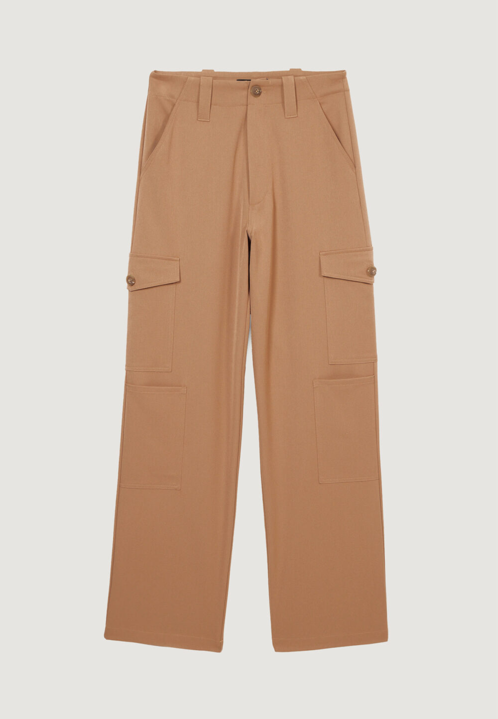 Pantaloni a palazzo Desigual PANT_VOLGA Beige - Foto 4